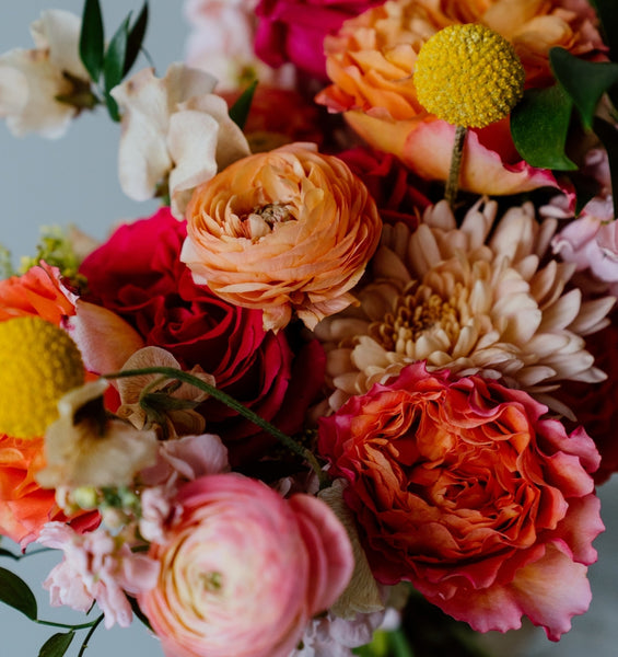 Primary close up of pop wedding floral package