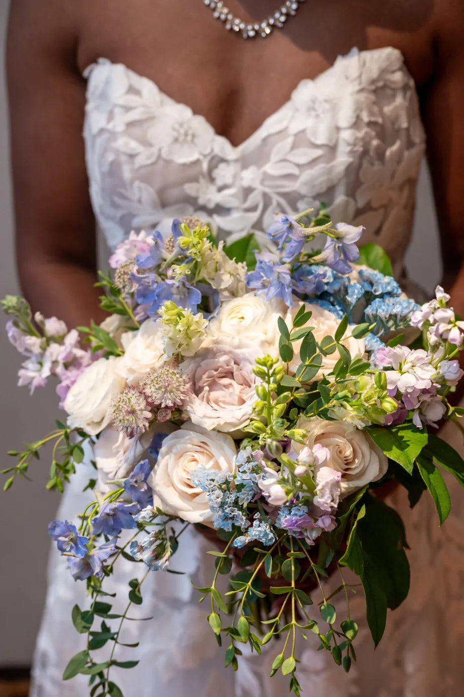 Customer-submitted wedding flower photo from The Knot review by Asia Cuffee.