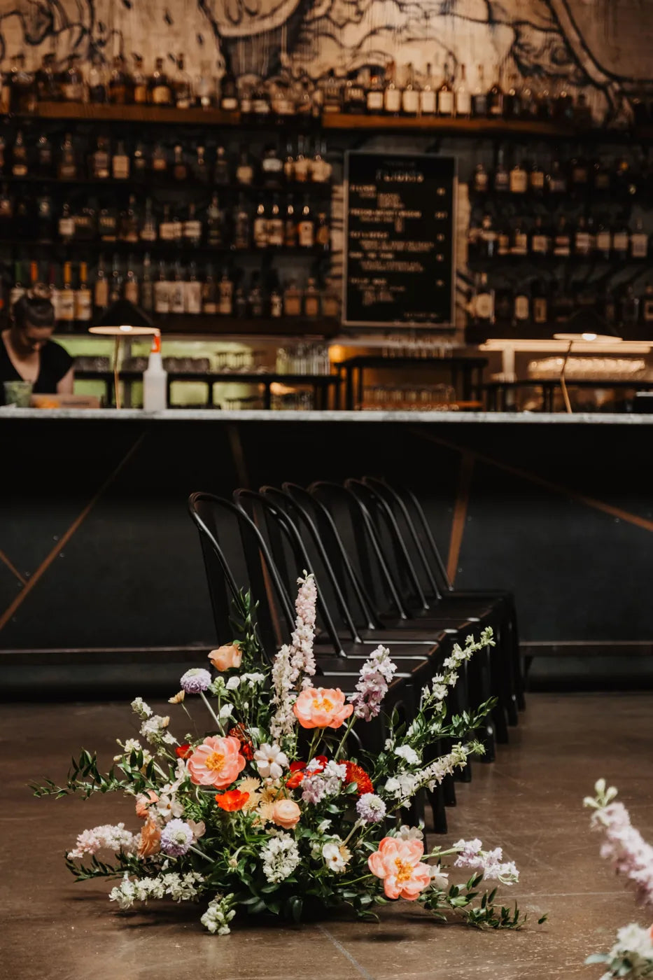 Customer-submitted wedding flower photo from The Knot review by Jordan Grice.