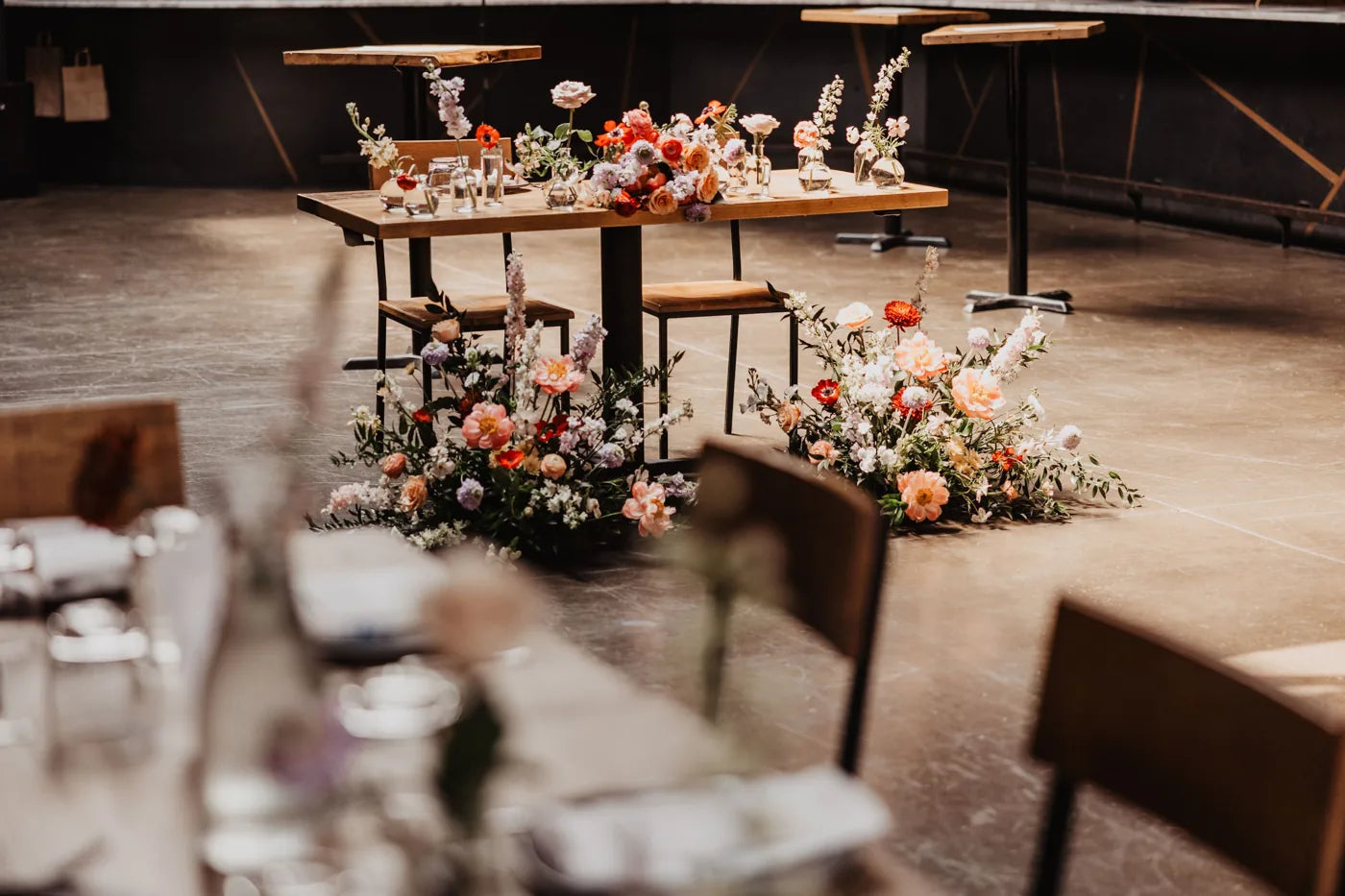 Customer-submitted wedding flower photo from The Knot review by Jordan Grice.