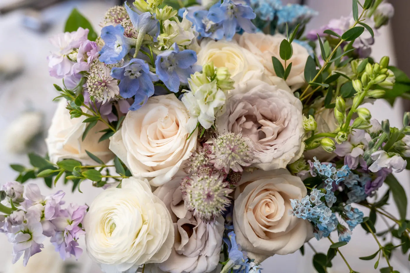 Customer-submitted wedding flower photo from The Knot review by Asia Cuffee.