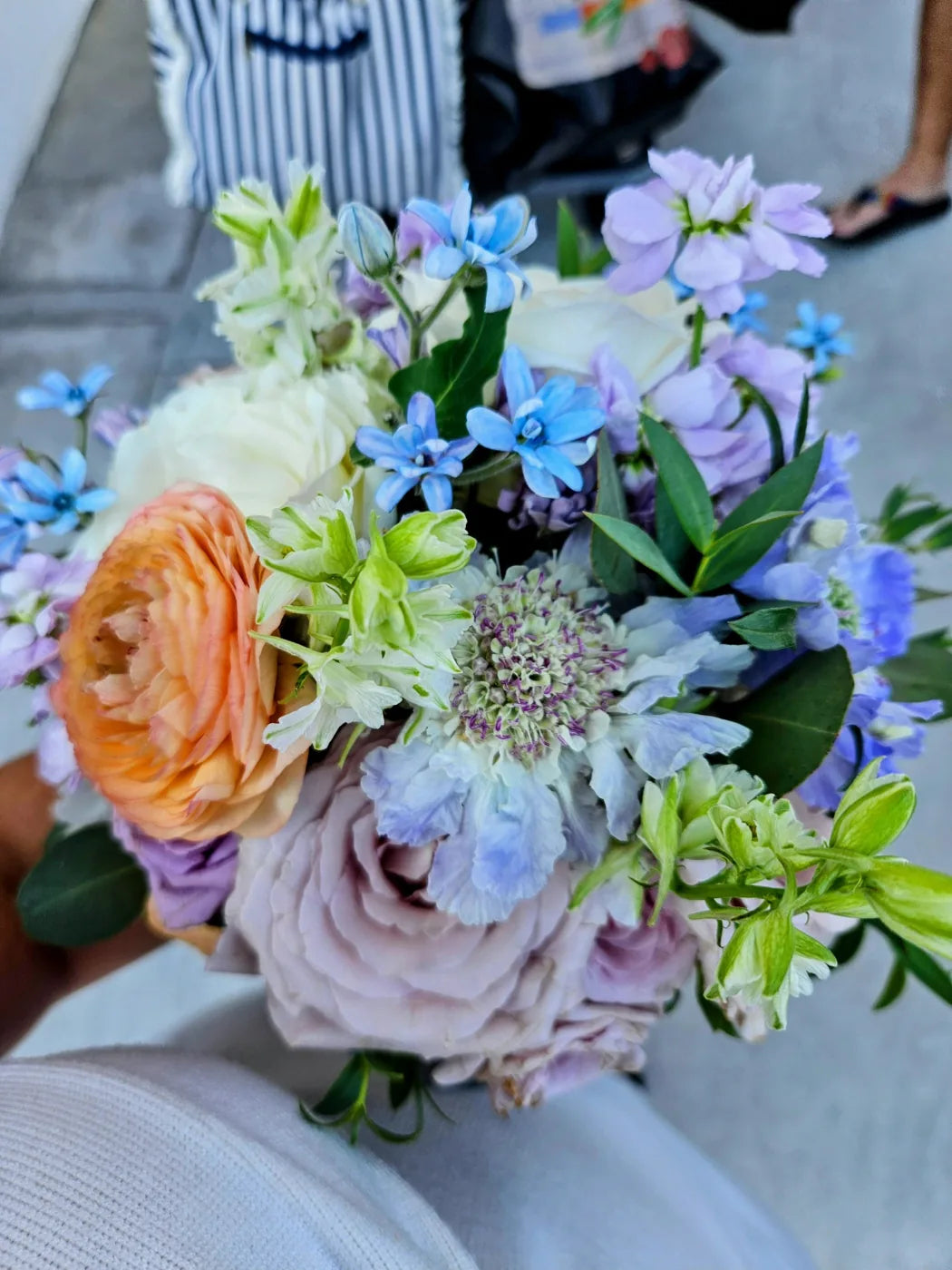 Customer-submitted wedding flower photo from The Knot review by Alexandra Florek.