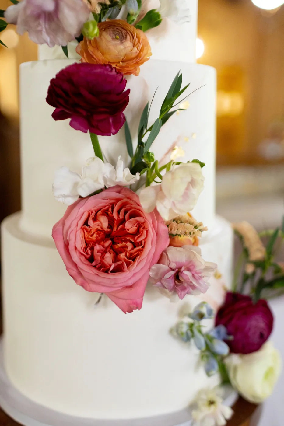Customer-submitted wedding flower photo from The Knot review by Bronte Kass.