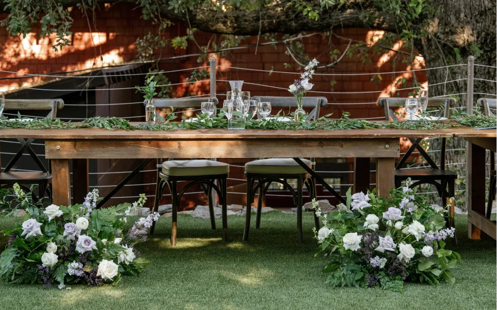 Customer-submitted wedding flower photo from The Knot review by Cassidy Runyan.