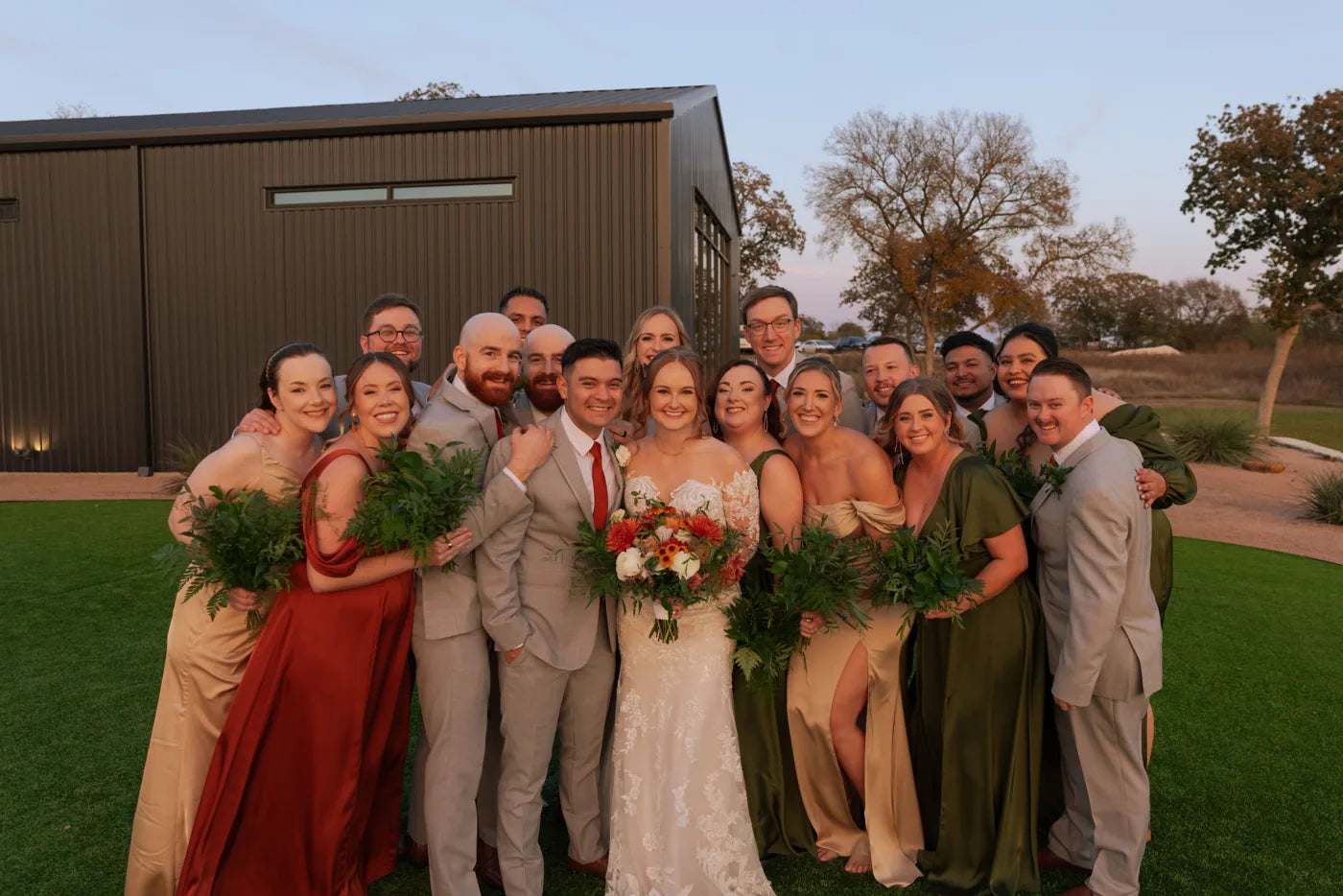 Customer-submitted wedding flower photo from The Knot review by Miranda Myers.