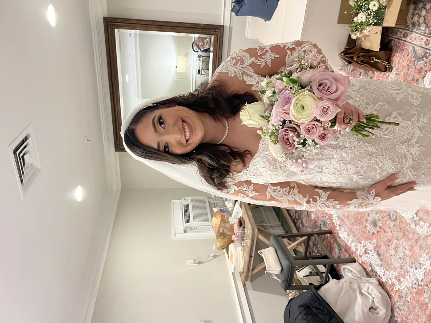 Customer-submitted wedding flower photo from The Knot review by Michelle Garcia.