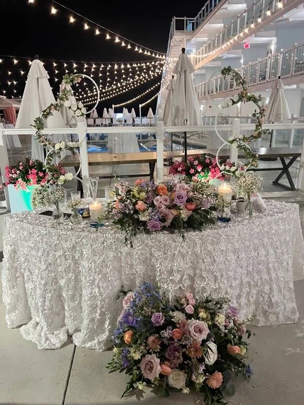 Customer-submitted wedding flower photo from The Knot review by Alexandra Florek.