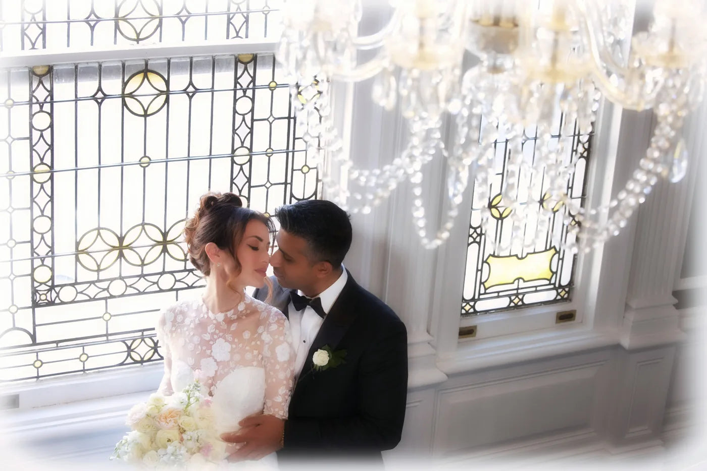 Customer-submitted wedding flower photo from The Knot review by Erika Schreiber.