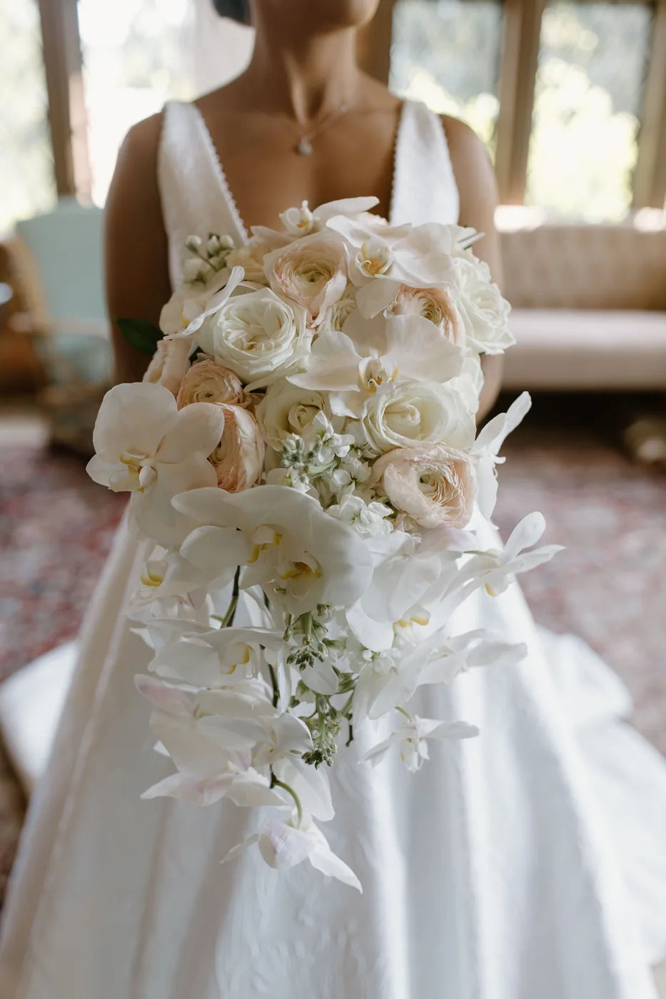 Customer-submitted wedding flower photo from The Knot review by Sydney Edwards.