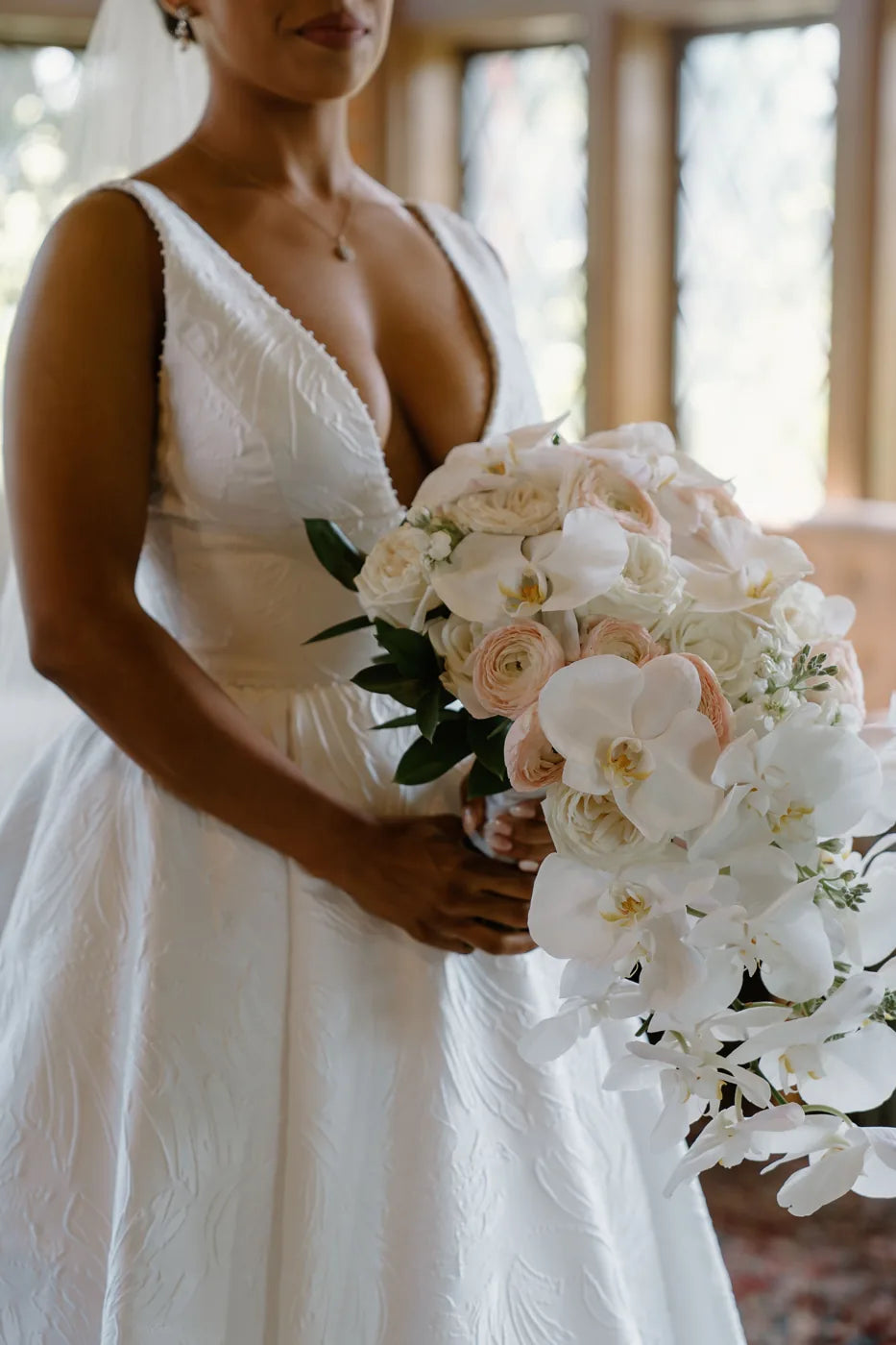 Customer-submitted wedding flower photo from The Knot review by Sydney Edwards.