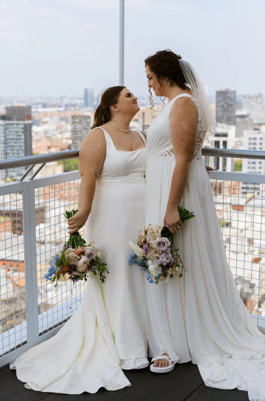 Customer-submitted wedding flower photo from The Knot review by Abby Hardin.