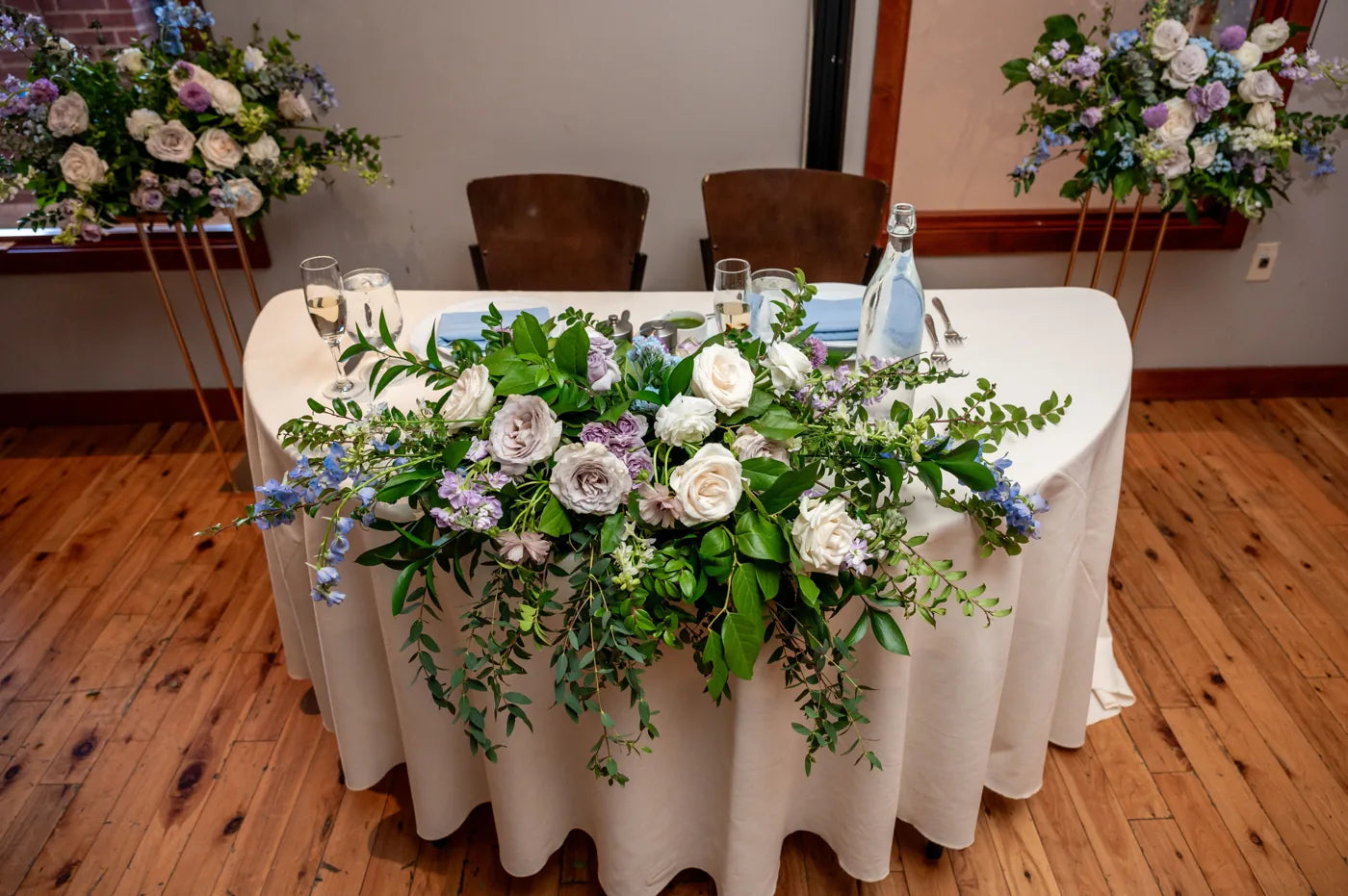 Customer-submitted wedding flower photo from The Knot review by Asia Cuffee.