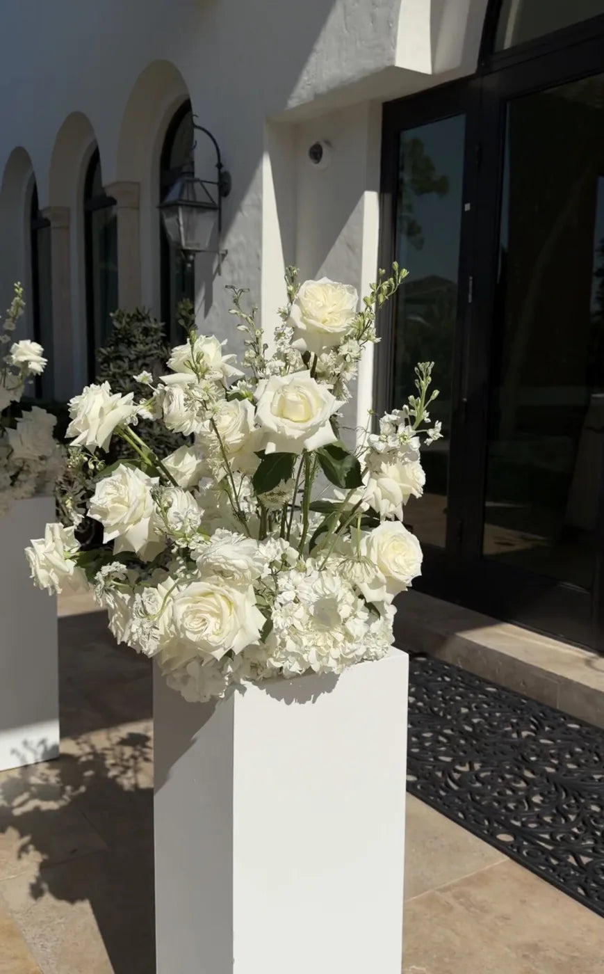 Customer-submitted wedding flower photo from The Knot review by Emily Norell.