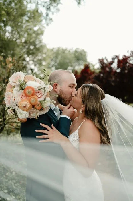 Customer-submitted wedding flower photo from WeddingWire review by Christopher.