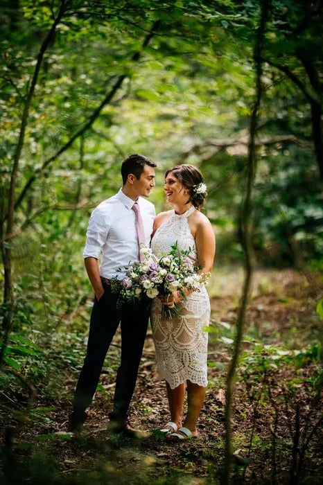 Customer-submitted wedding flower photo from WeddingWire review by Michelle.