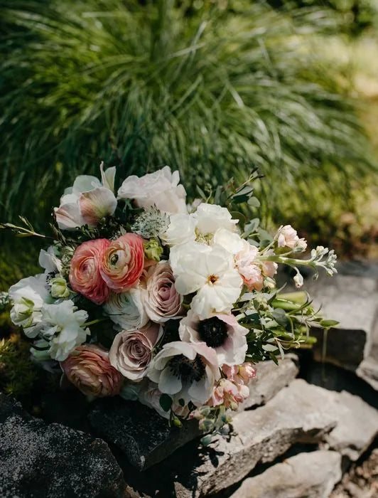 Customer-submitted wedding flower photo from WeddingWire review by Christina.