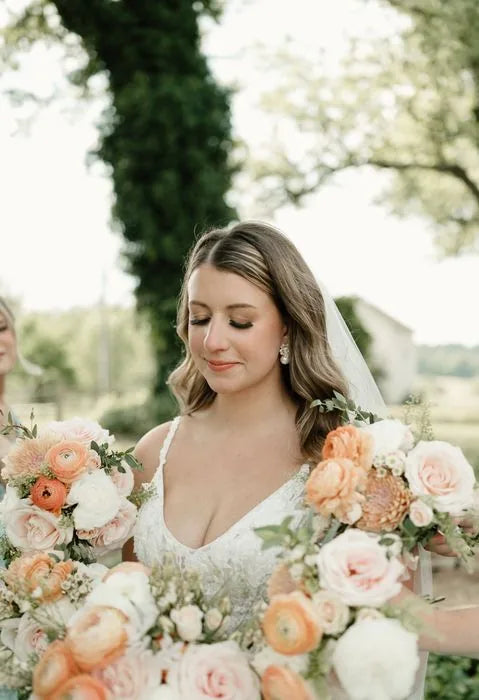 Customer-submitted wedding flower photo from WeddingWire review by Christopher.