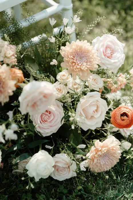 Customer-submitted wedding flower photo from WeddingWire review by Christopher.