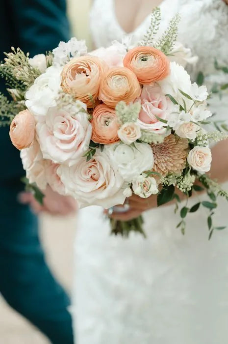 Customer-submitted wedding flower photo from WeddingWire review by Christopher.