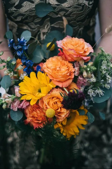 Customer-submitted wedding flower photo from WeddingWire review by Hannah.