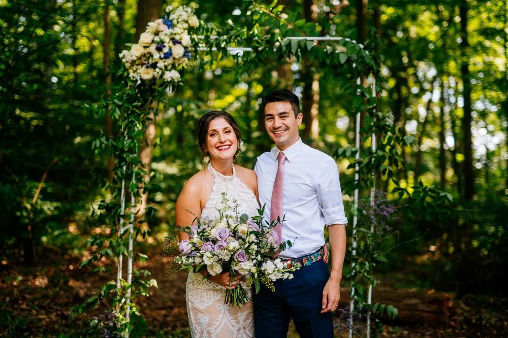 Customer-submitted wedding flower photo from WeddingWire review by Michelle.