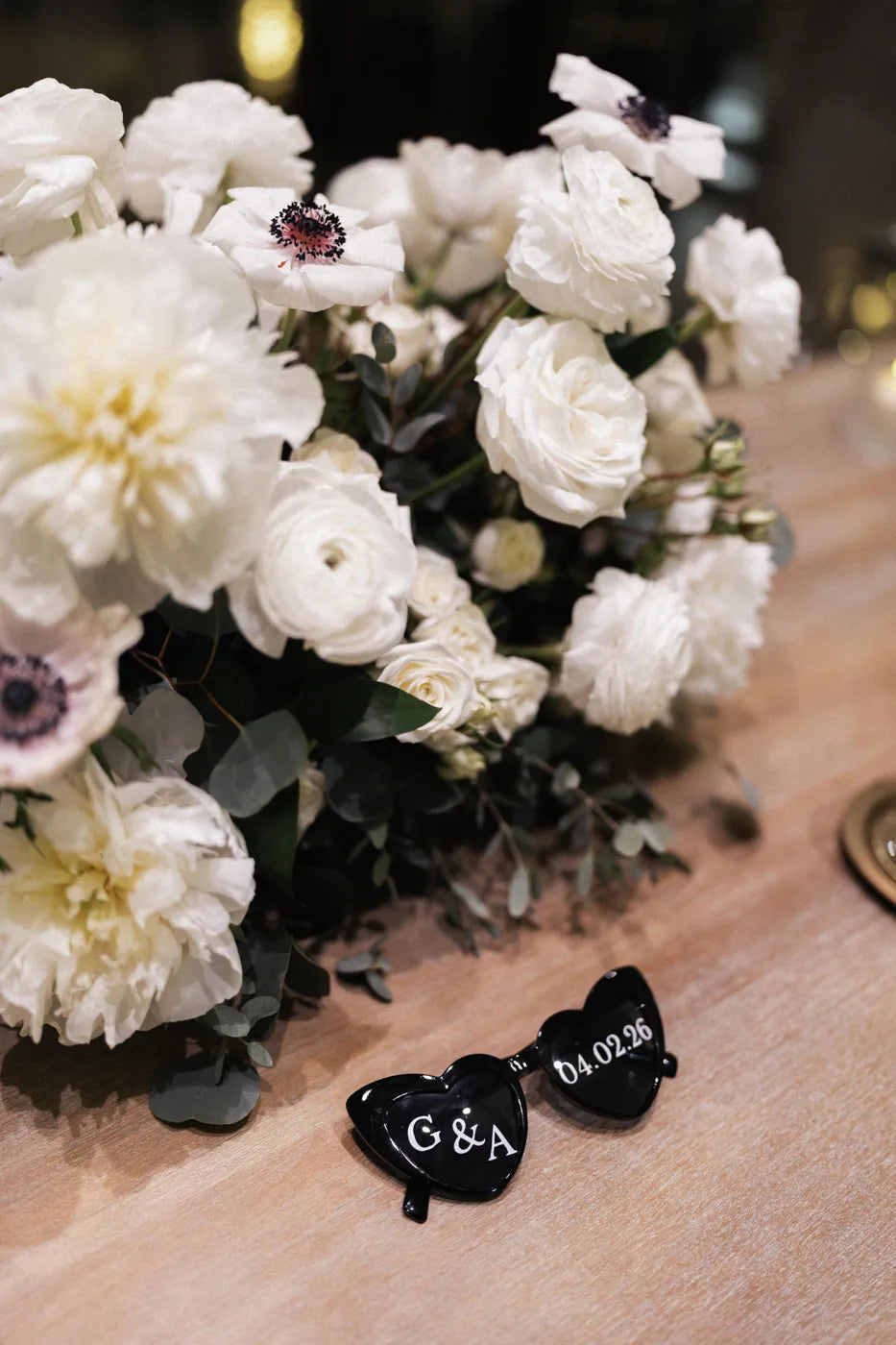 Customer-submitted wedding flower photo from Zola review by Gina D..